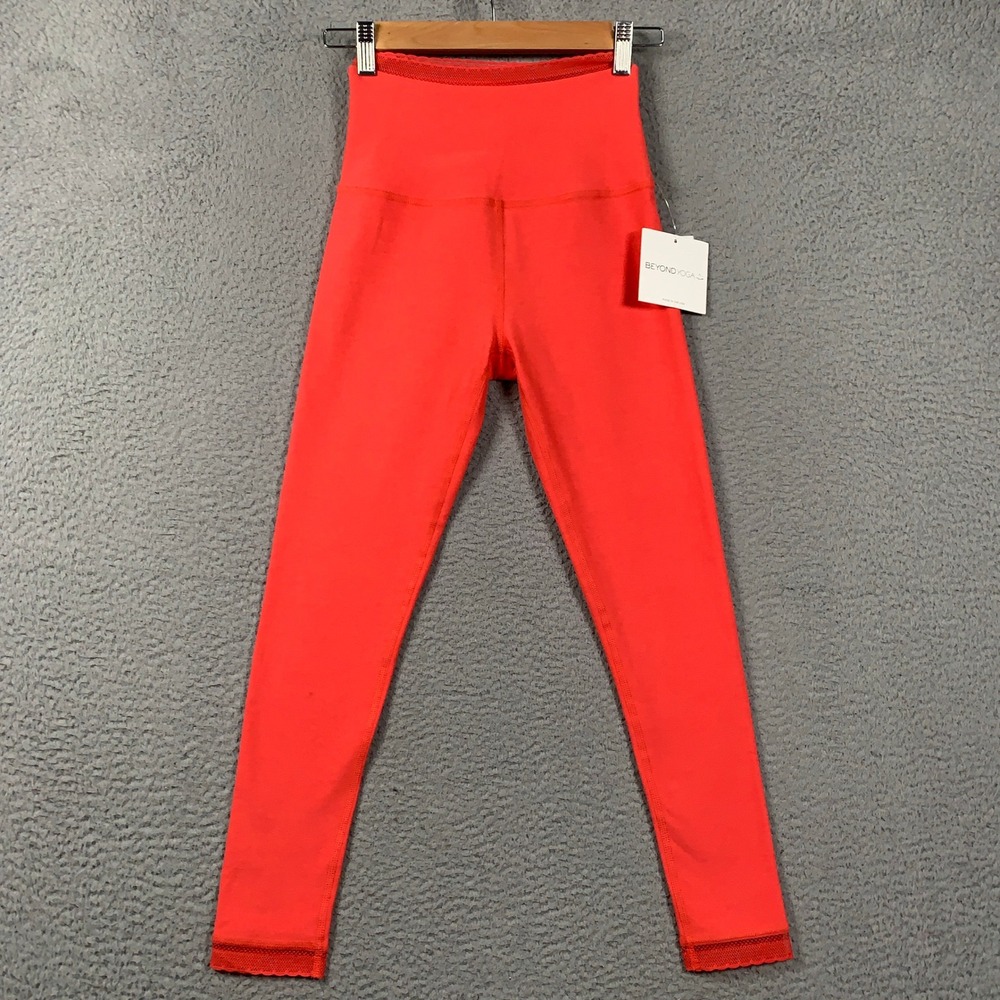 Beyond Yoga Allure Legging Women's Small S Spacedye Red Athletic High Waisted